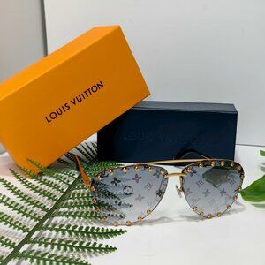 Women's Louis Vuitton Gold Sunglasses